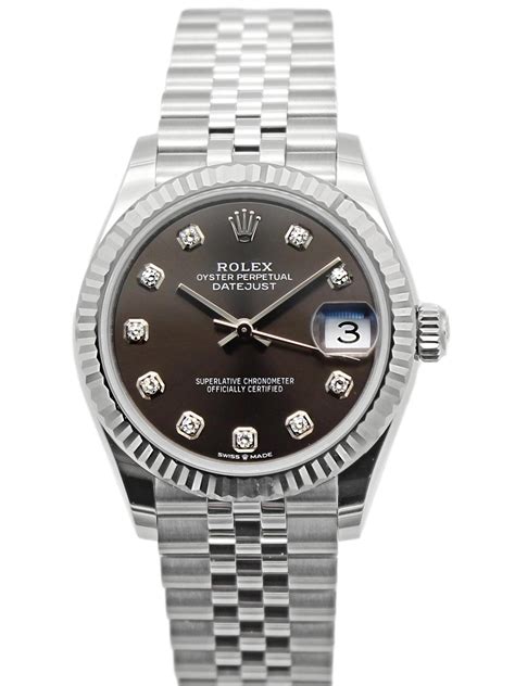 lady rolex datejust 31mm price|rolex datejust 31 diamond bezel.